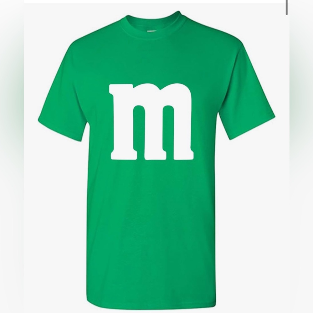 NEW M&M Green Graphic Tee all Sizes SMLXLXXLXXXL